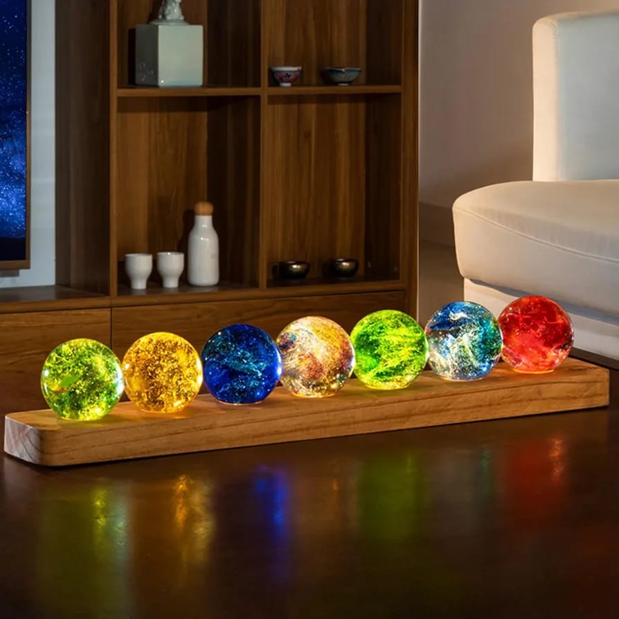 ✨🌈 Lampara LED Con Esferas Multicolor 🌈✨