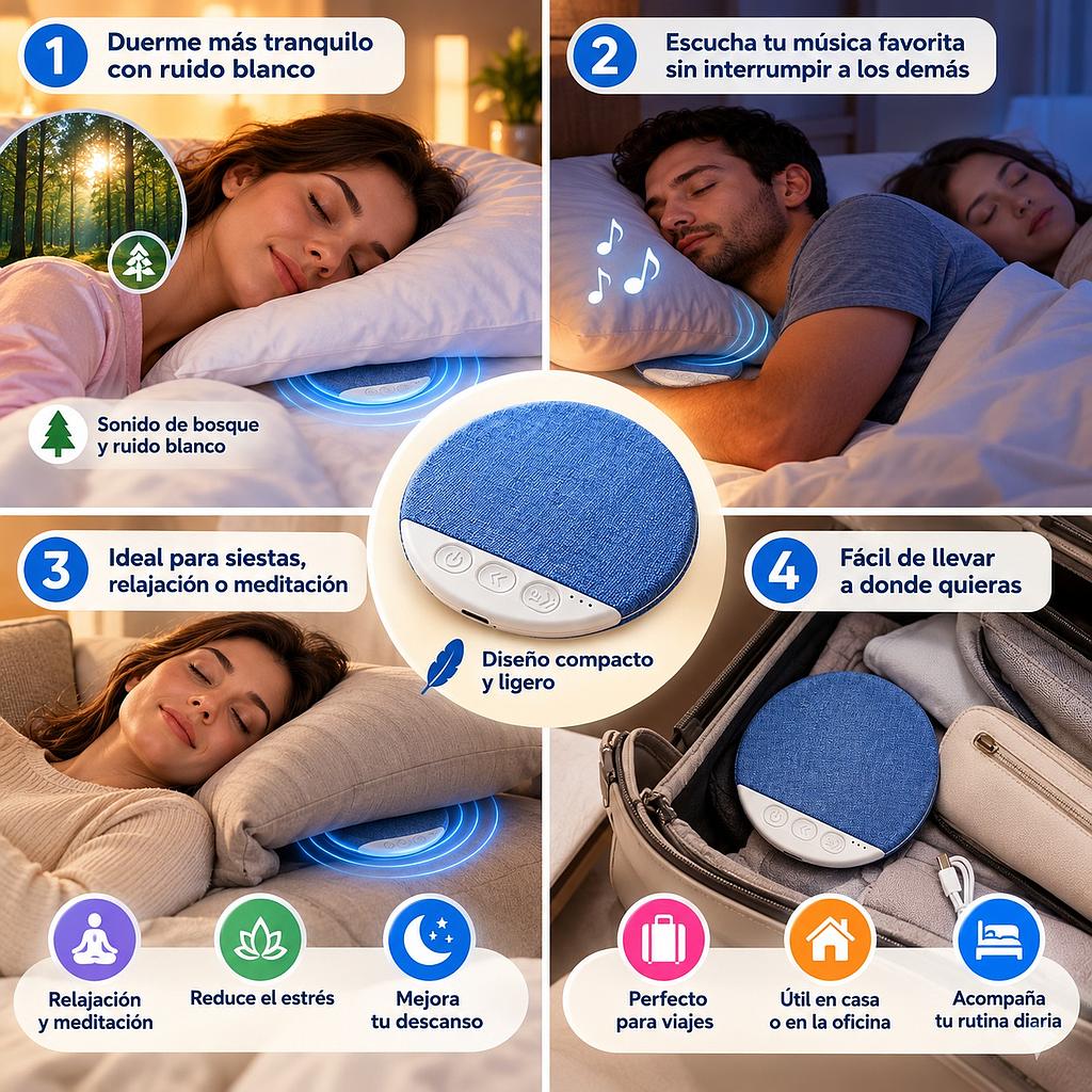 🔉Altavoz De Almohada Ruido Blanco 😴