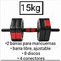 Mancuernas Hexagonales 15 KG