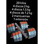 Mancuernas Hexagonales 20KG