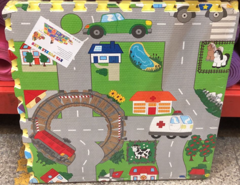 Alfombras Puzzle Para Niños Diseño de Ciudad