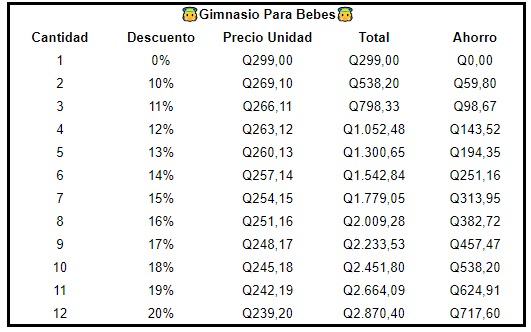 Gimnasio Para Bebes A15763