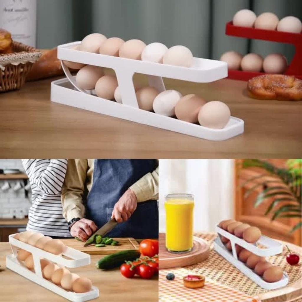 🥚Dispensador de huevos enrollable🍳