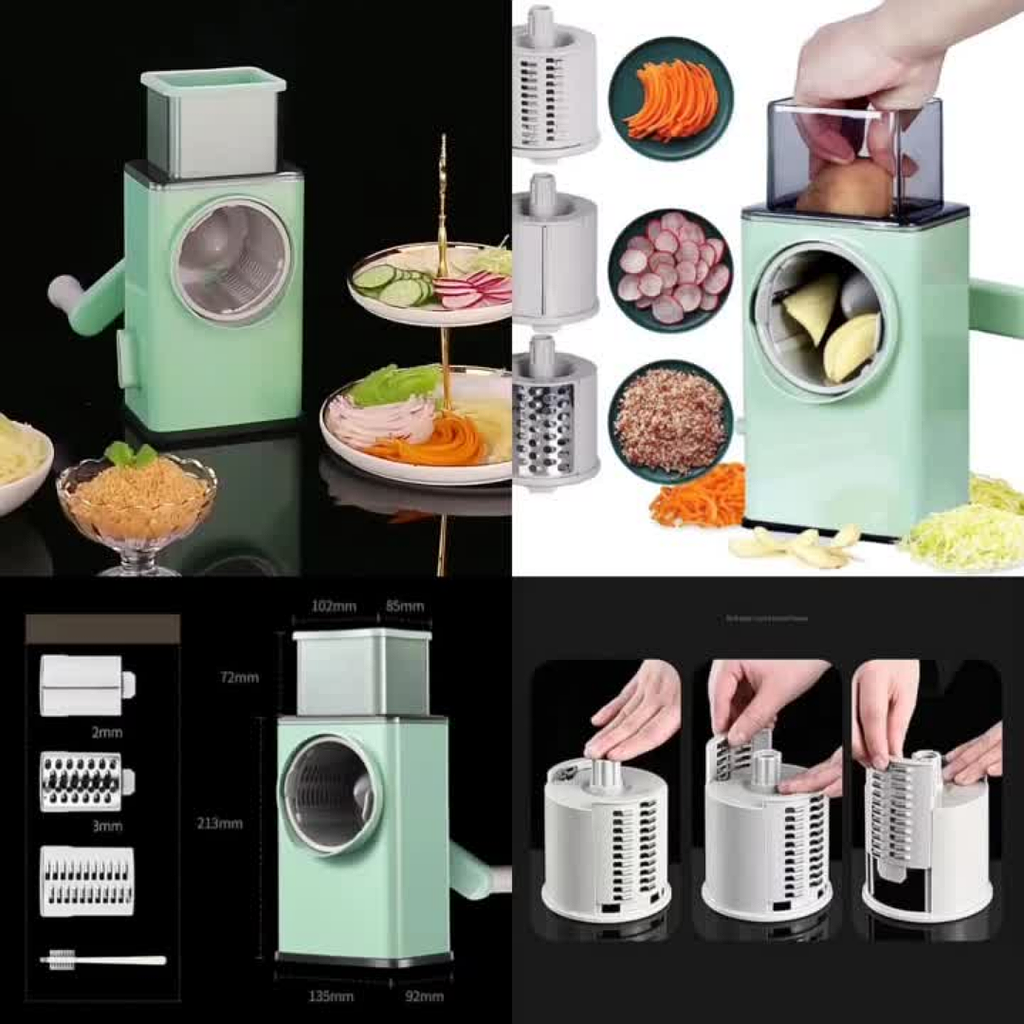 Rebanador Multifuncional 3 en 1