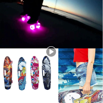Patineta Con Luces Cod. A02932