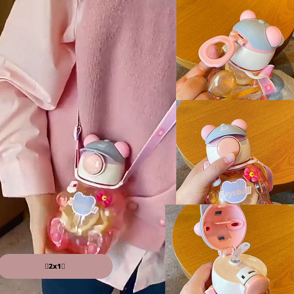Botella Kawaii de 650ml