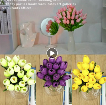 Ramo de Tulipanes artificiales