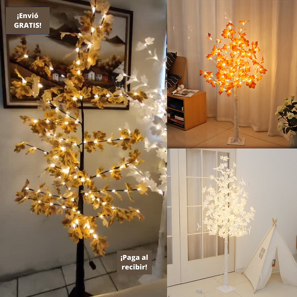 Árbol Decorativo Con Luz LED