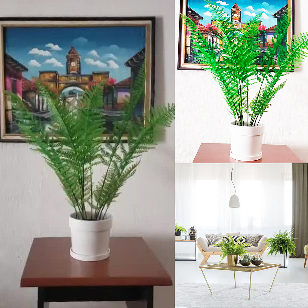 Planta Artificial De Helechos
