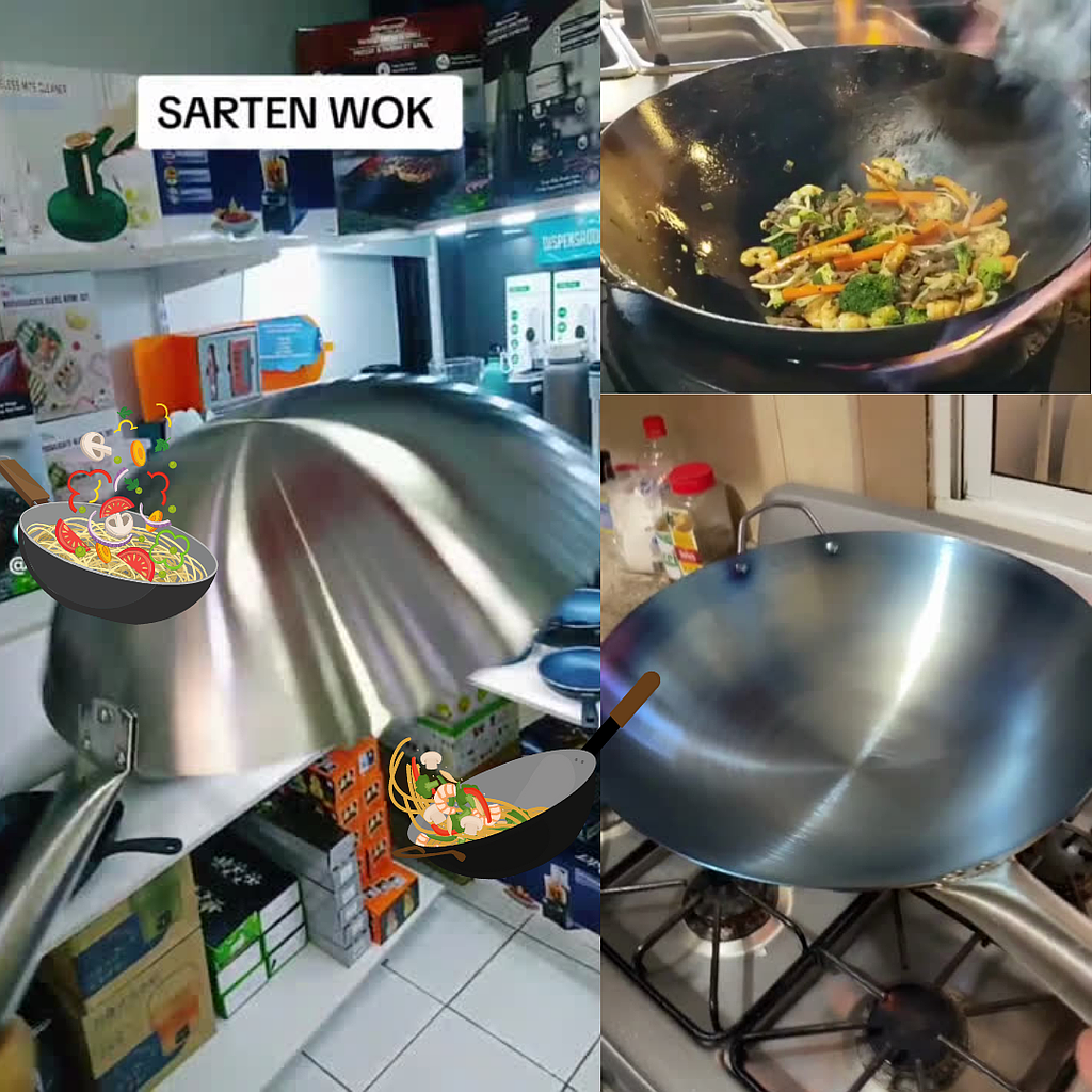 Wok Sartén antiadherente