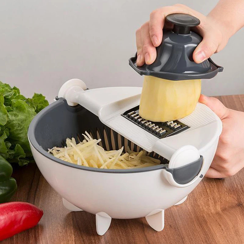 Rallador De Verduras Multifuncional 9 En 1