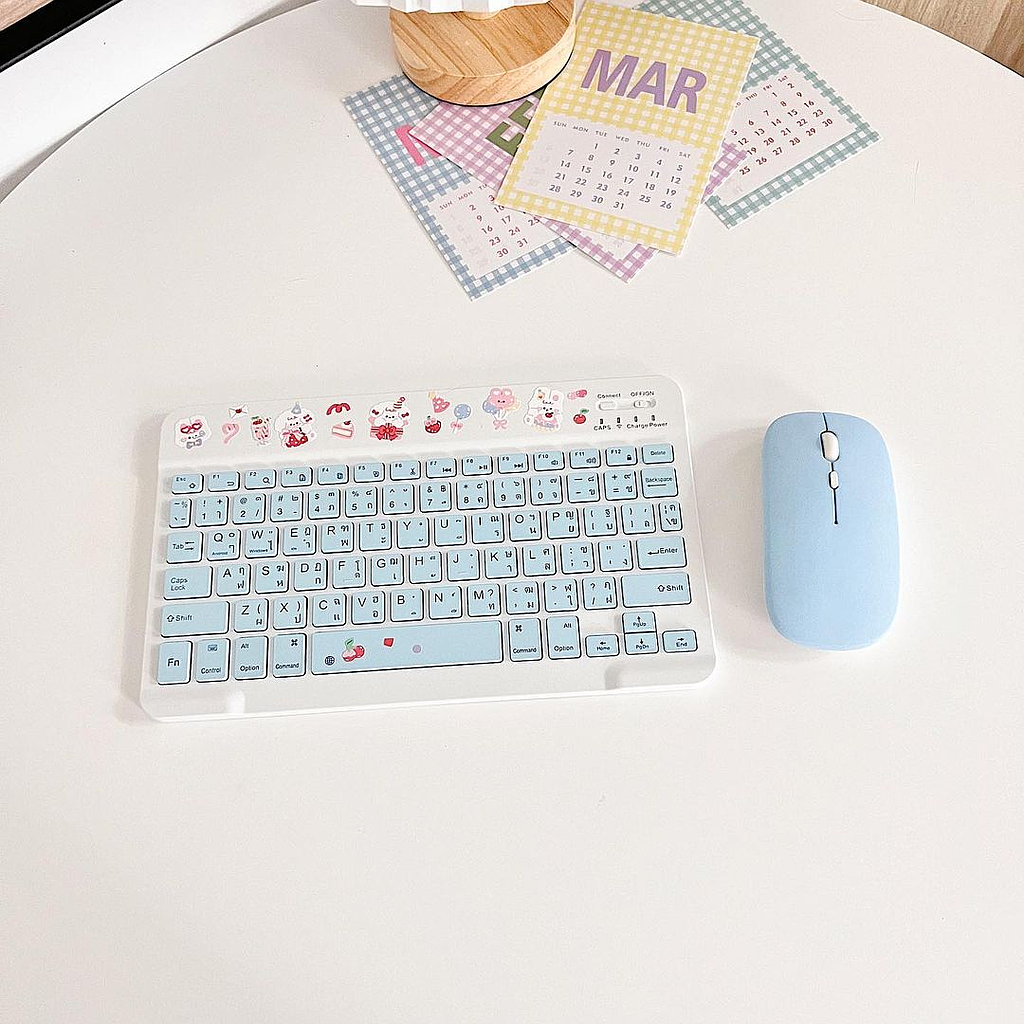 Teclado y Mouse Para Tablet y Celular