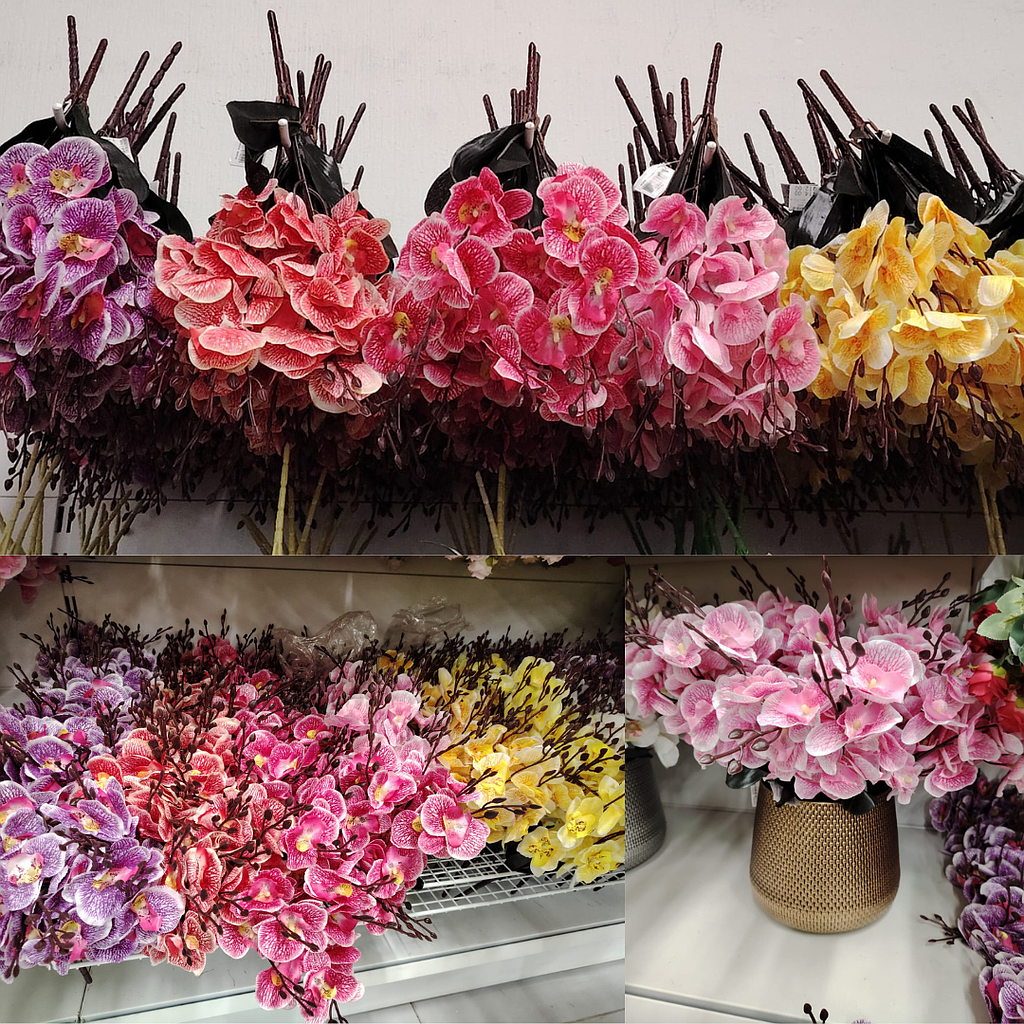Ramos De Orquídeas Hiper Realistas