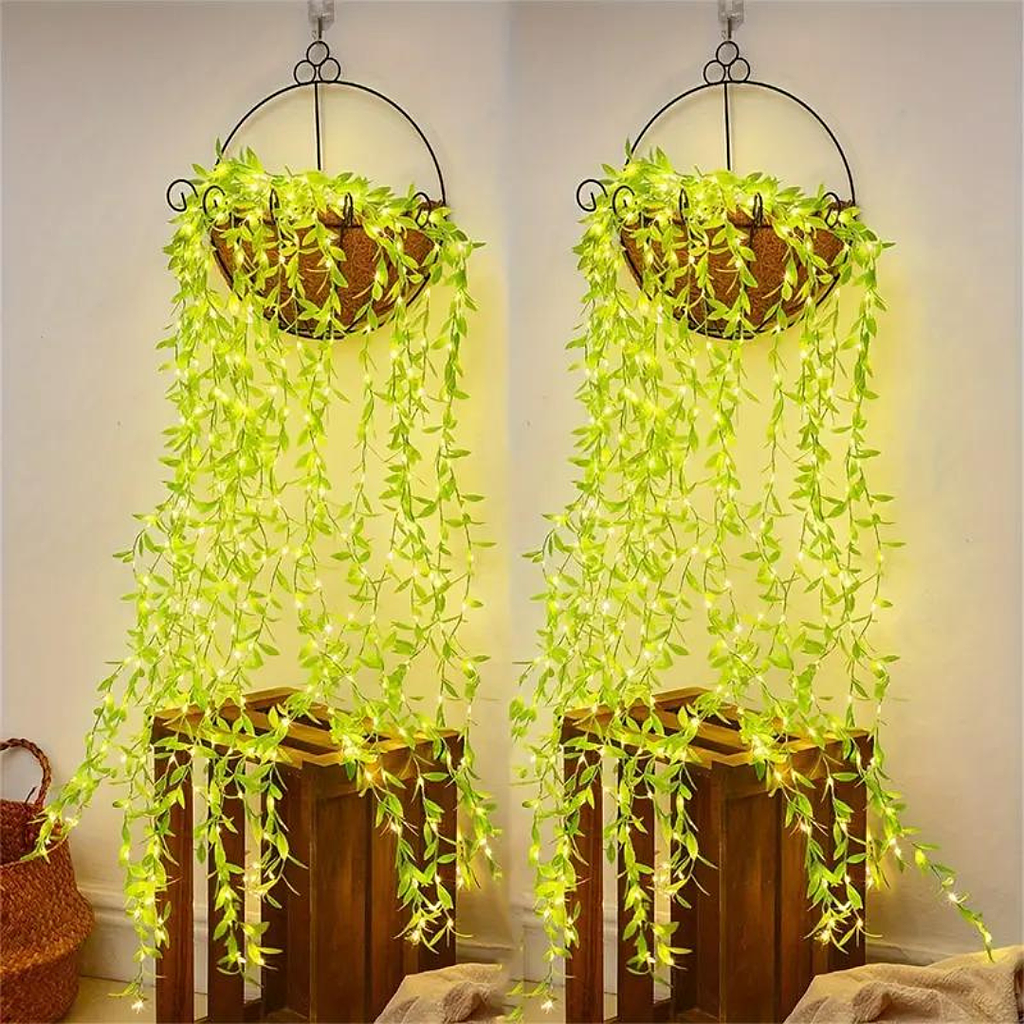 Hojas Artificiales Con Luz LED