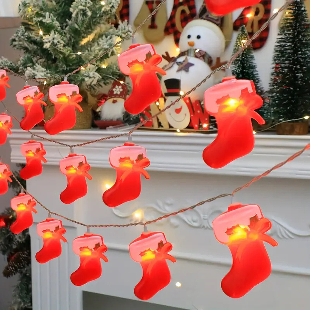 Mini Botitas Navideñas LED