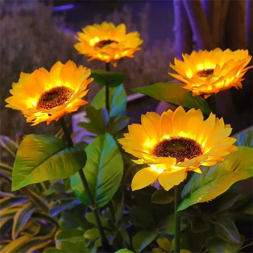 Luces Solares De Girasol