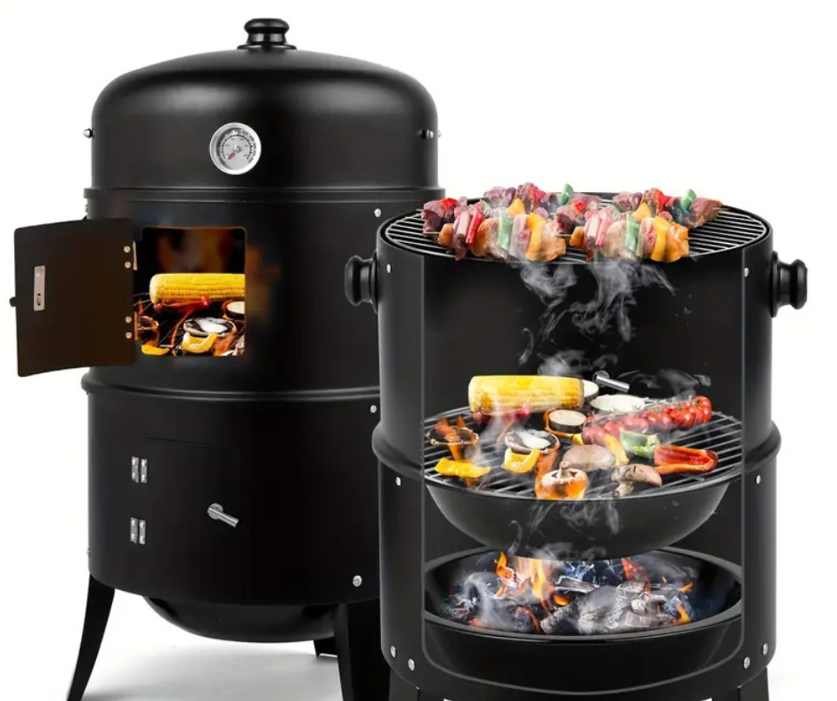 Ahumador Parrilla Barbacoa 3 en 1