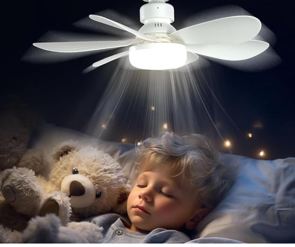 💡Lámpara Luz LED Con Ventilador De Techo🏡