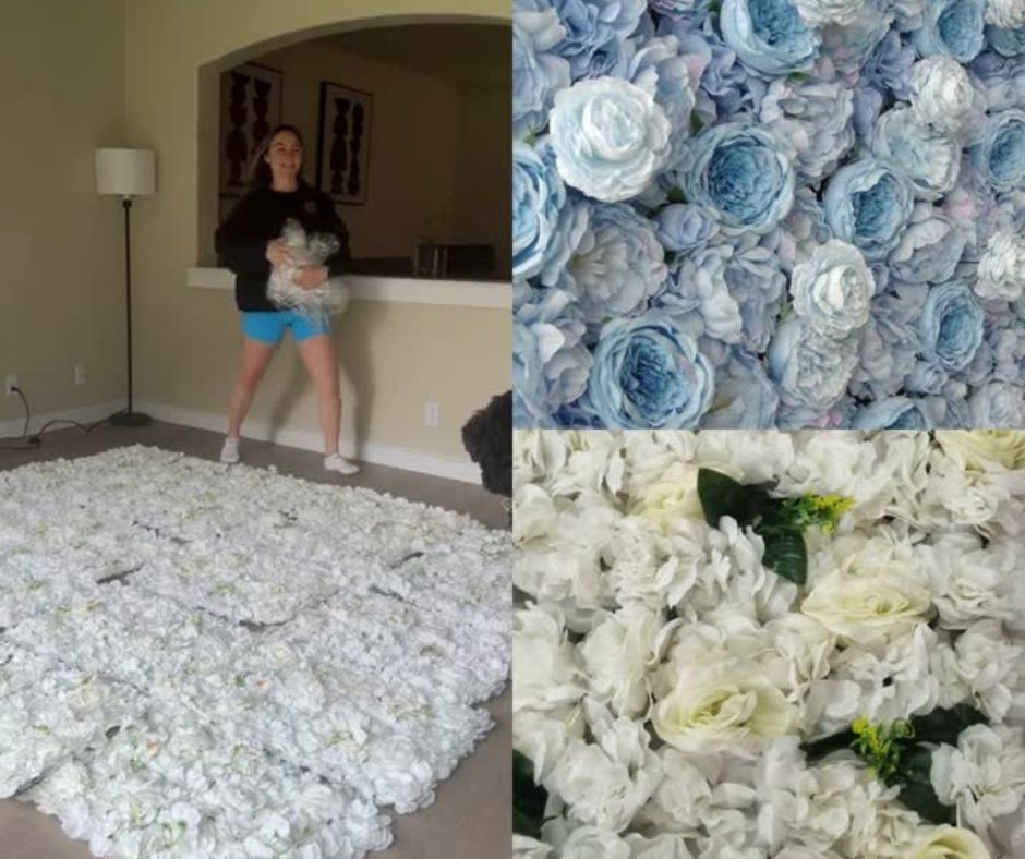 🌷Rosas en Malla Artificial🌷
