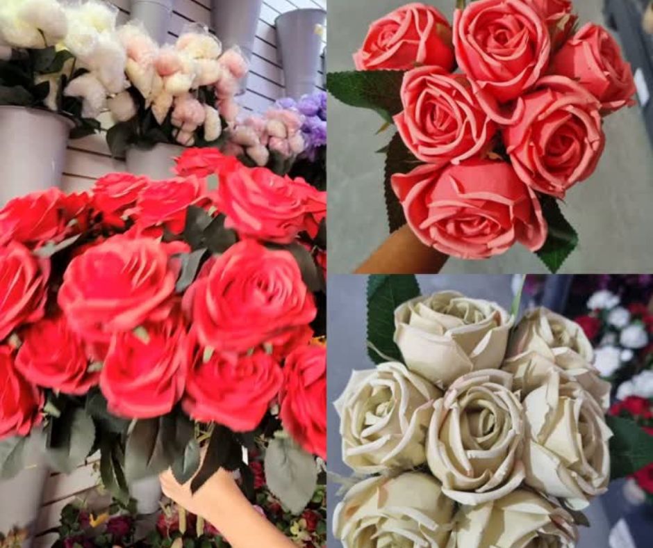 🌹Ramo de Rosas Artificiales Hiperrealistas🌹
