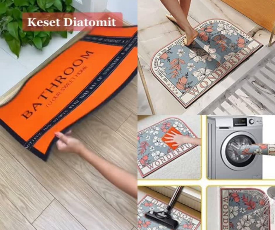 Tapete de Goma Antideslizante Absorbente