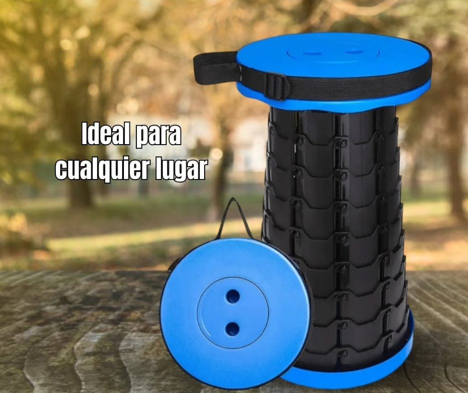 🧗‍♀️Banquito Plegable Telescópico🚶‍♀️