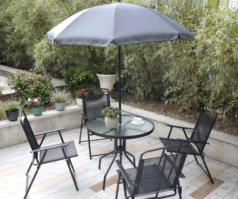 🪑Set de 6 Piezas Para Jardín⛱