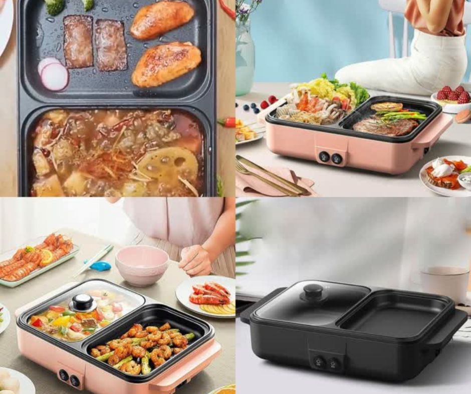 🥩Plancha Multifuncional 2 en 1🍲