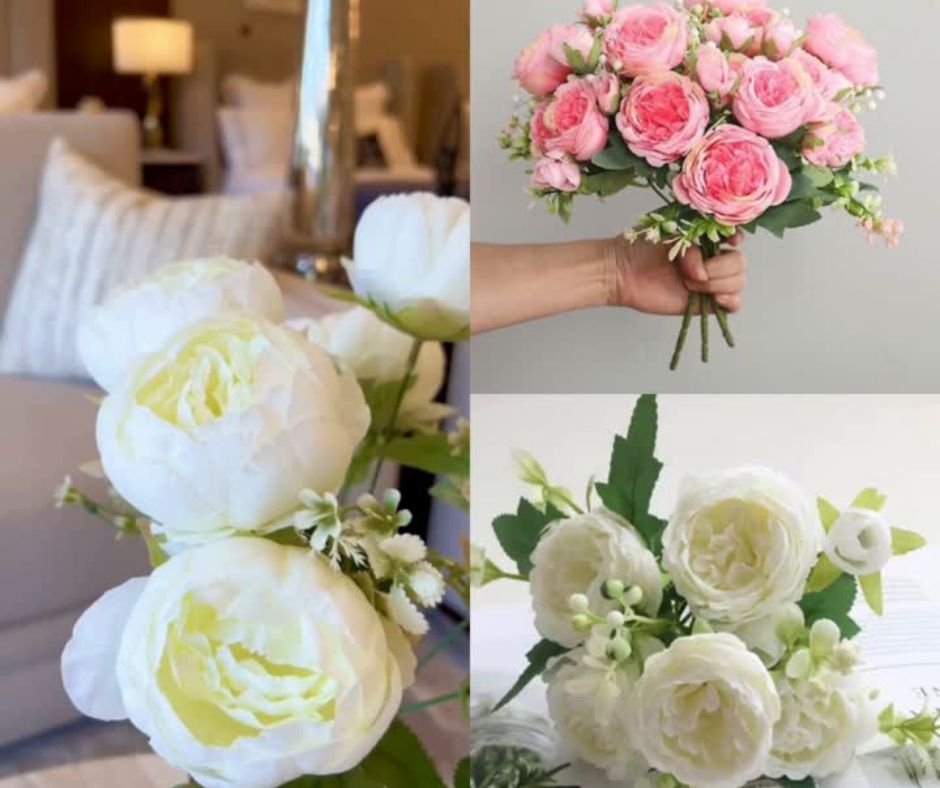 🌺Ramos de Peonias Artificiales🌺