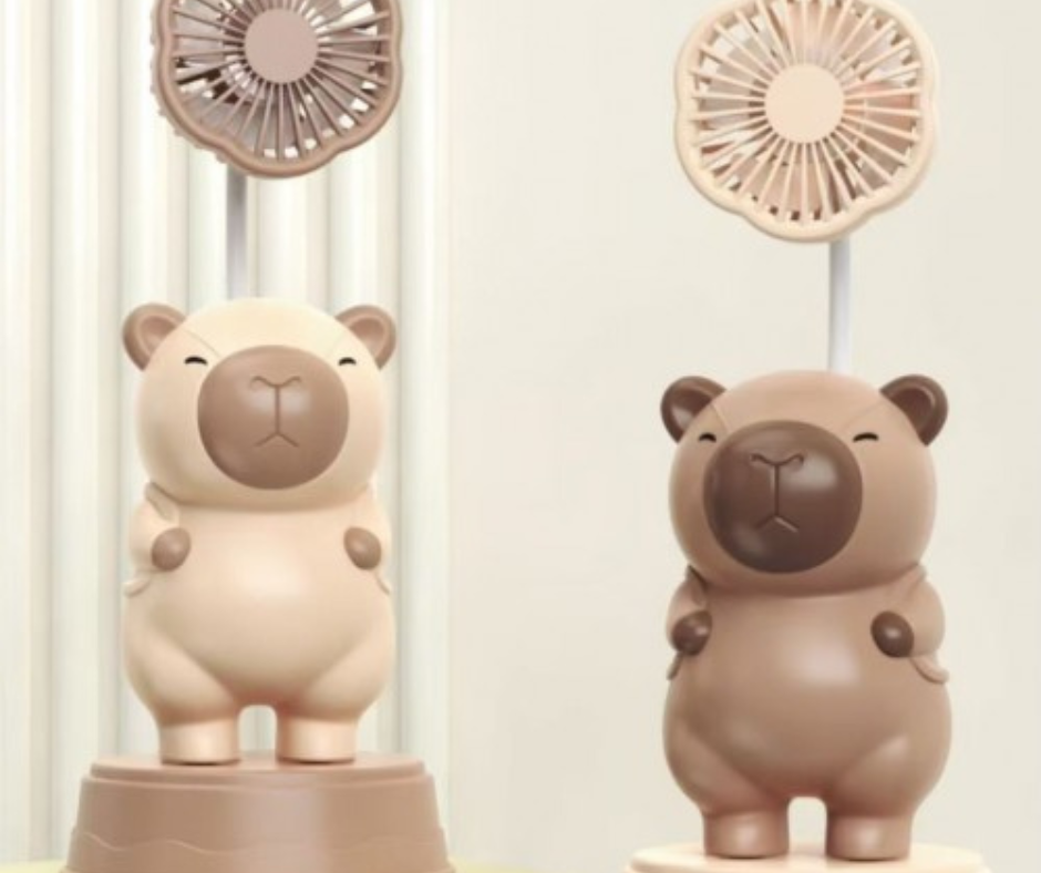 🦫 Ventilador-sacapuntas de Capibara🦫