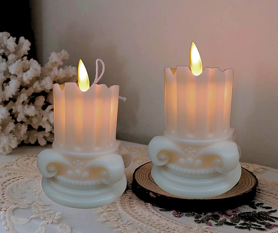 ✨Vela LED columna Romana ✨