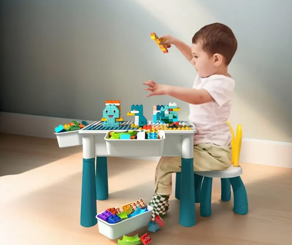 👦Mesa de Bloques Multifuncional👦