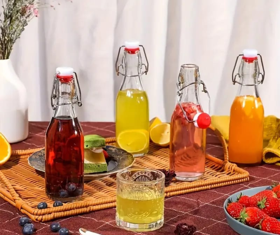 🍉Botellas con Tapa Abatible🍍
