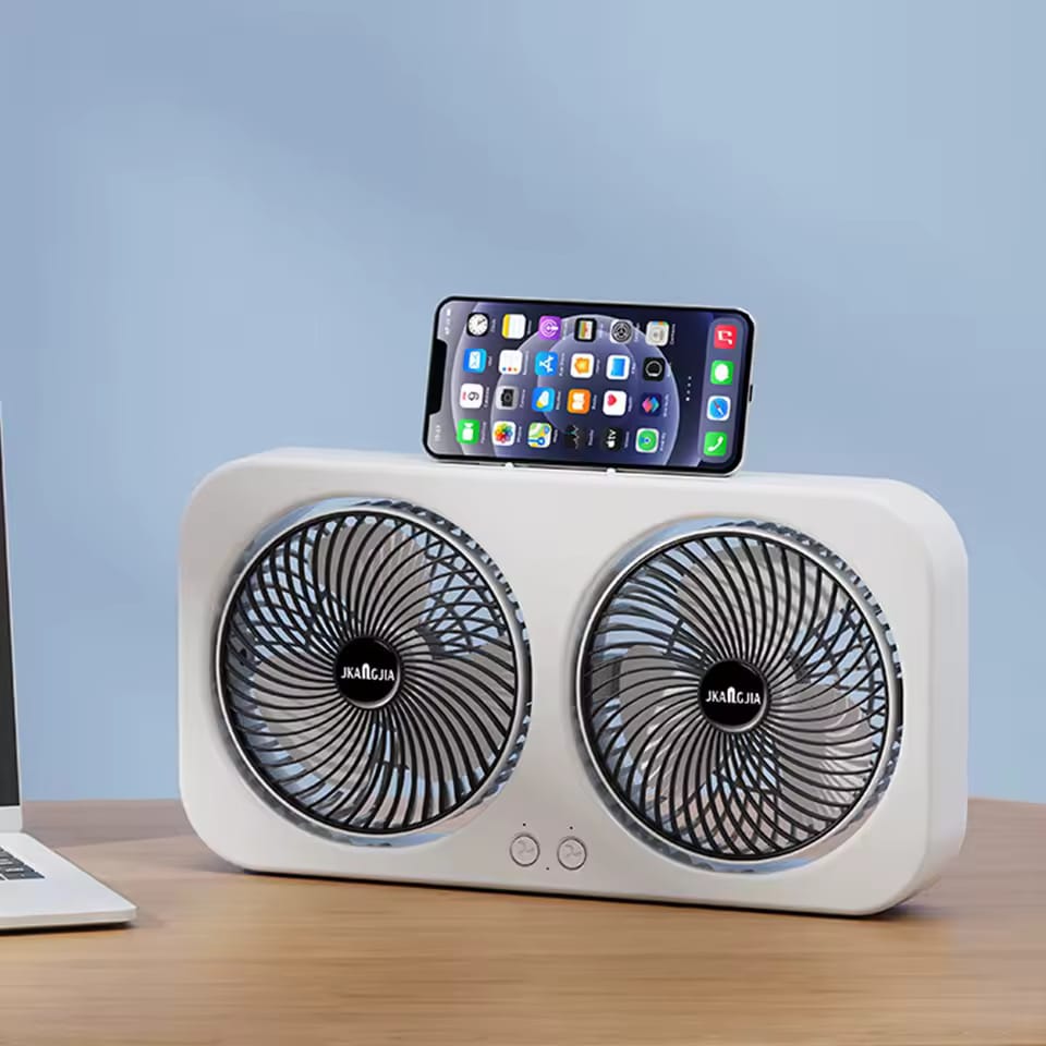 🥶Ventilador portátil doble Cabezal 🥶