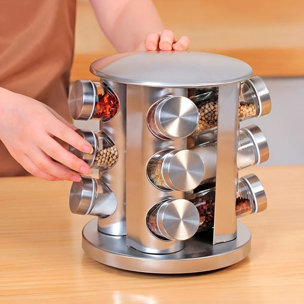 🧂Especiero Giratorio 13 en 1🏡