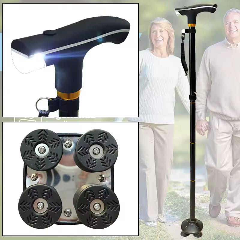 🧑‍🦯‍Bastón Plegable 2en1 🧑‍🦯‍