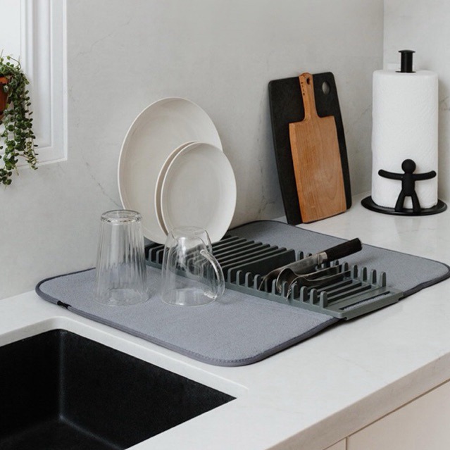 🧽 Escurridor de Platos con Tapete Absorbente 🧽