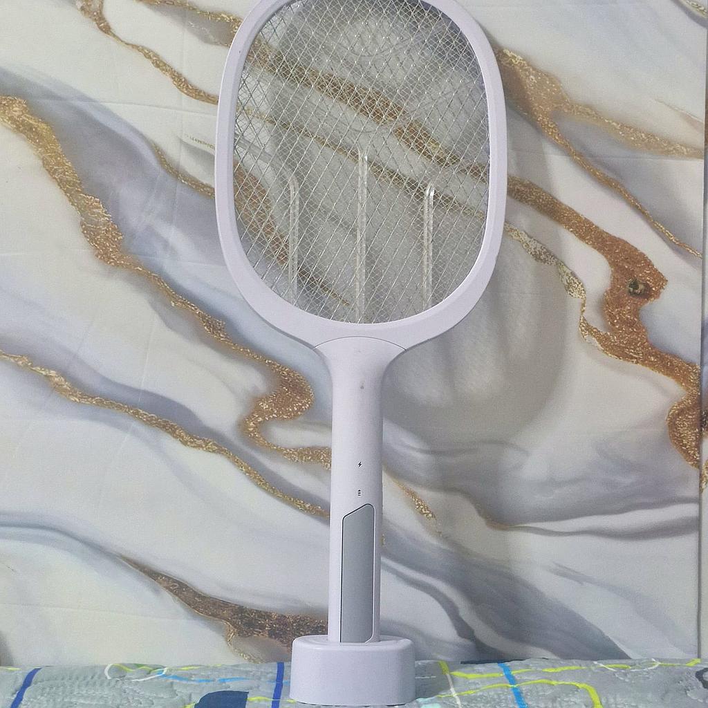 Raqueta Mata Mosquitos Con Base