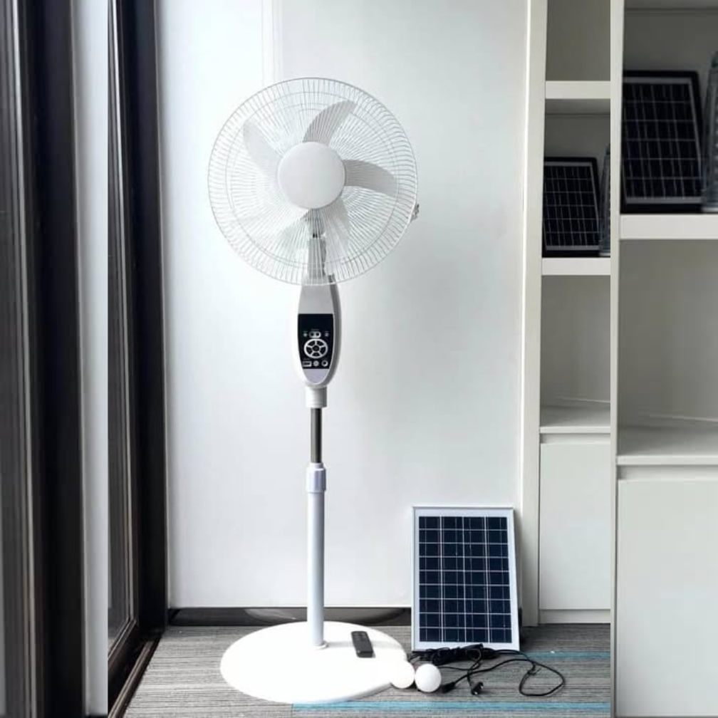 💨 Ventilador de pedestal recargable💨