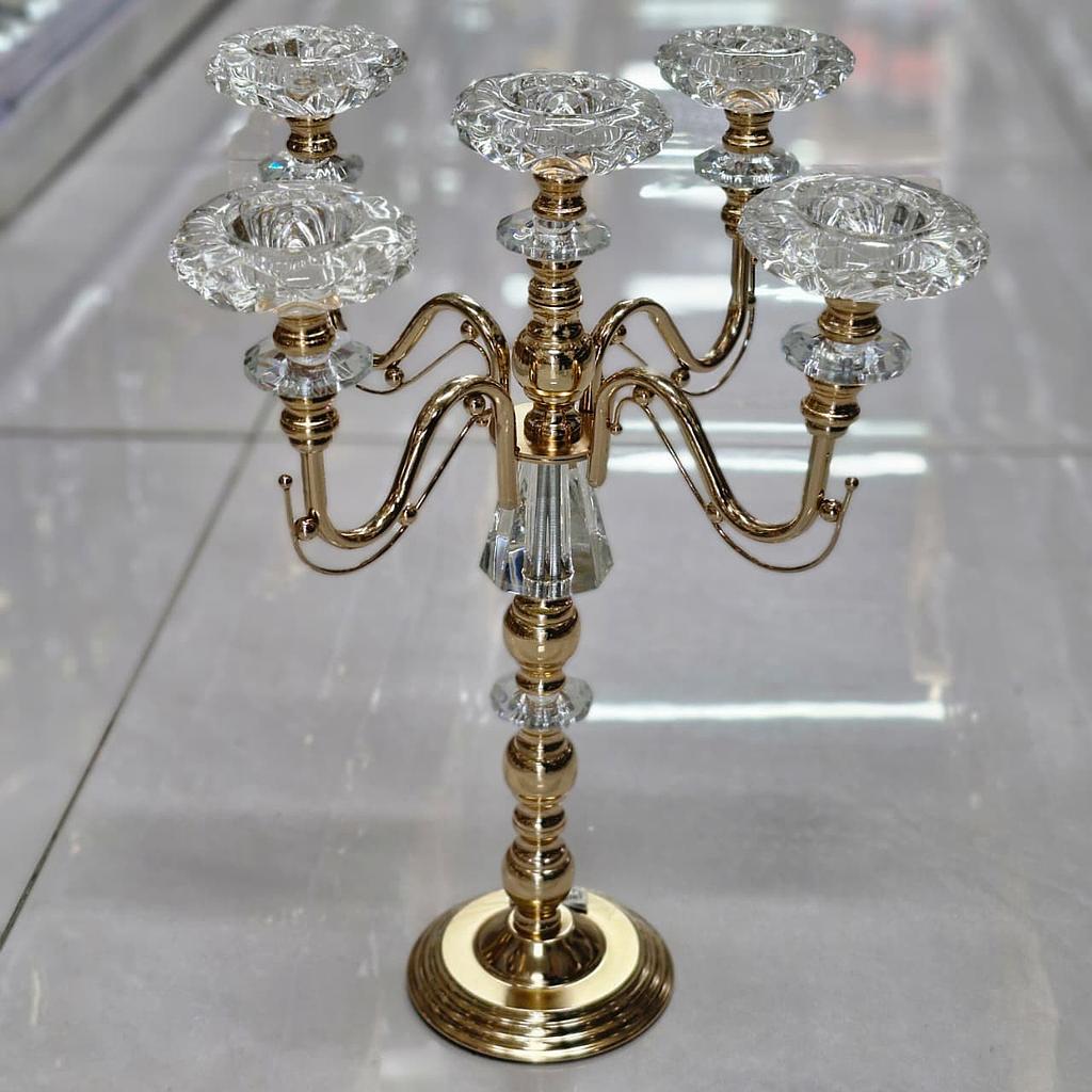 🕯️Candelabro de Cristal Para Eventos 💎