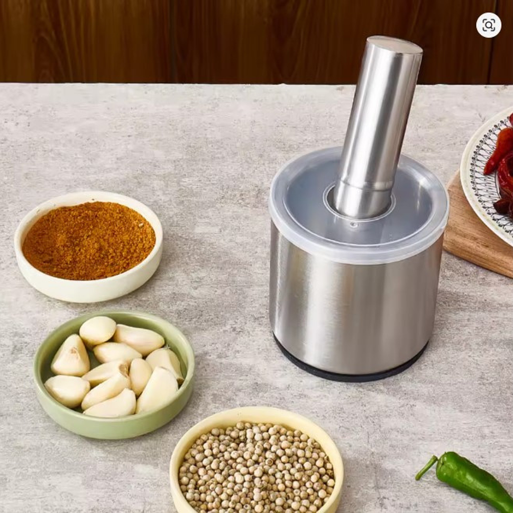 🫐Molcajete de acero inoxidable🫐