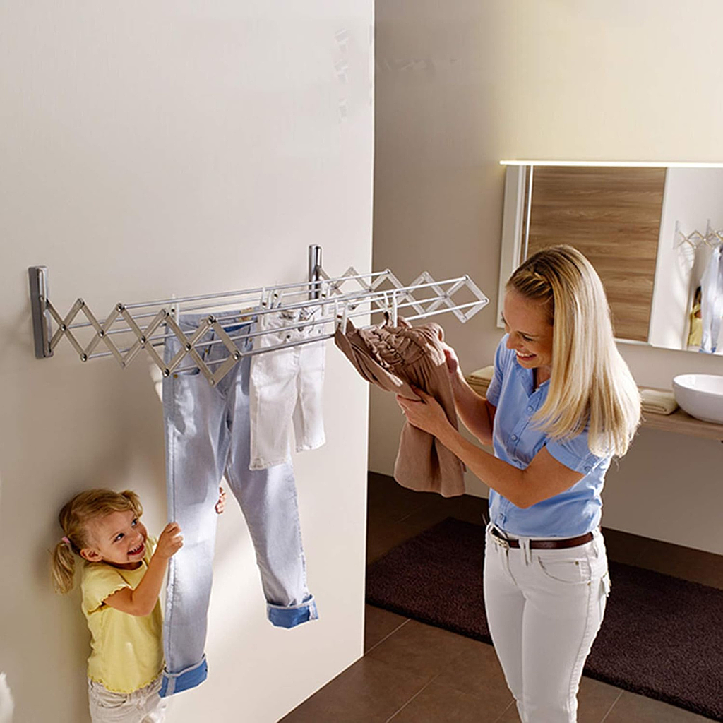🧥Tendedero retráctil de pared🧥
