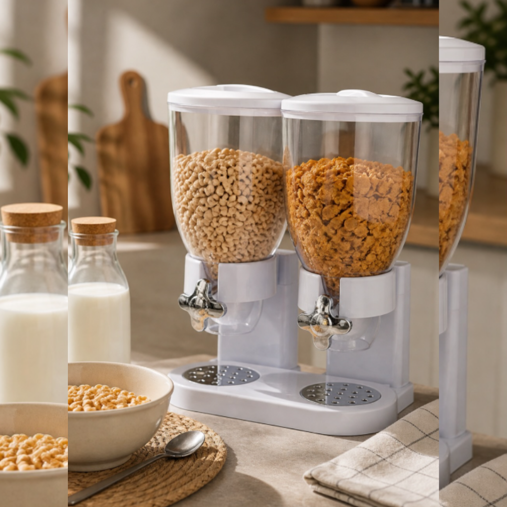 🥣 Dispensador Doble de Cereal 🥣