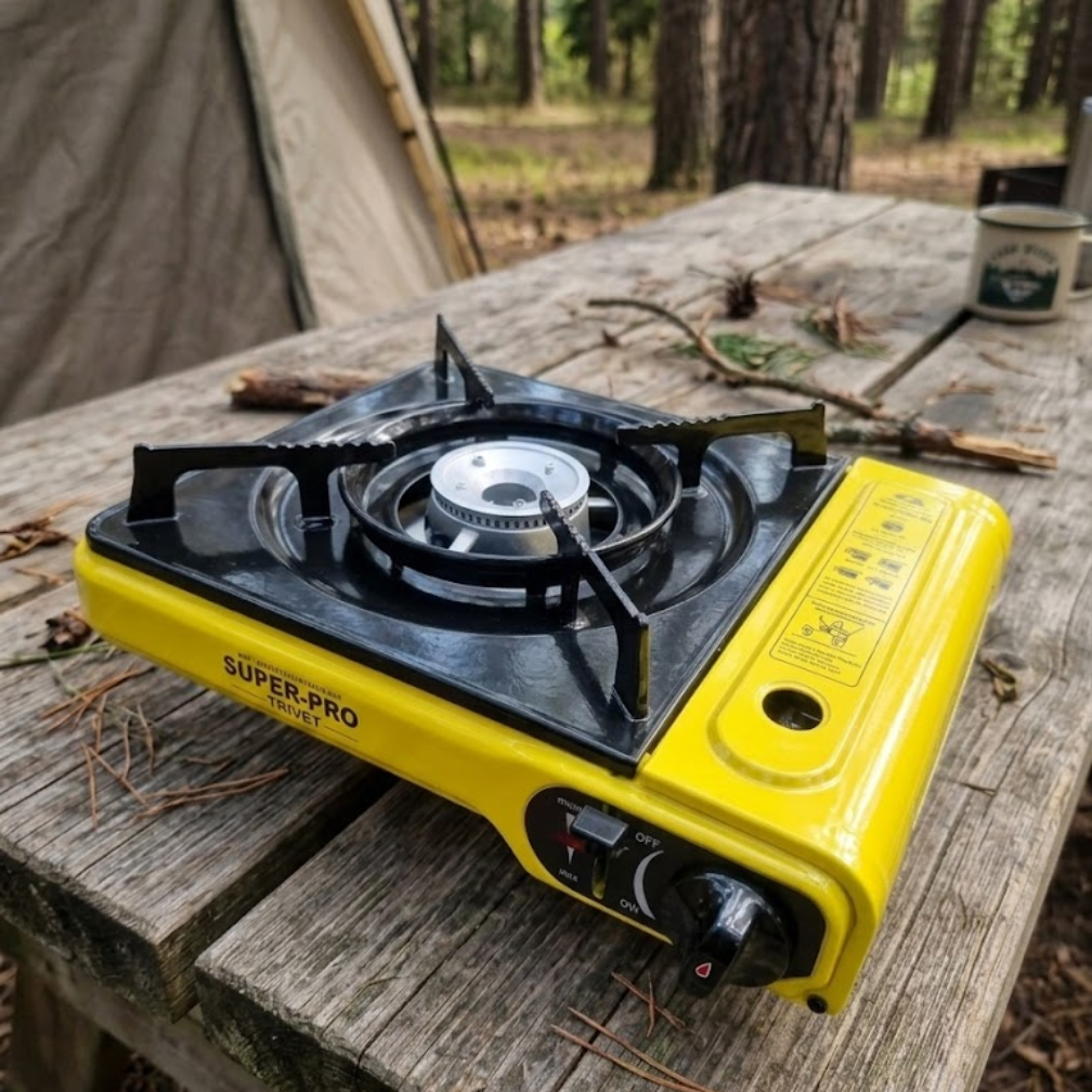 🏕️ Estufa Camping Portátil 1 Hornilla 🏕️