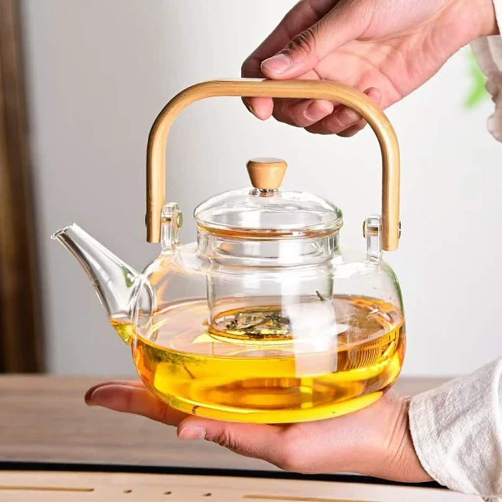 🫖 Tetera de Vidrio con Infusor ☕