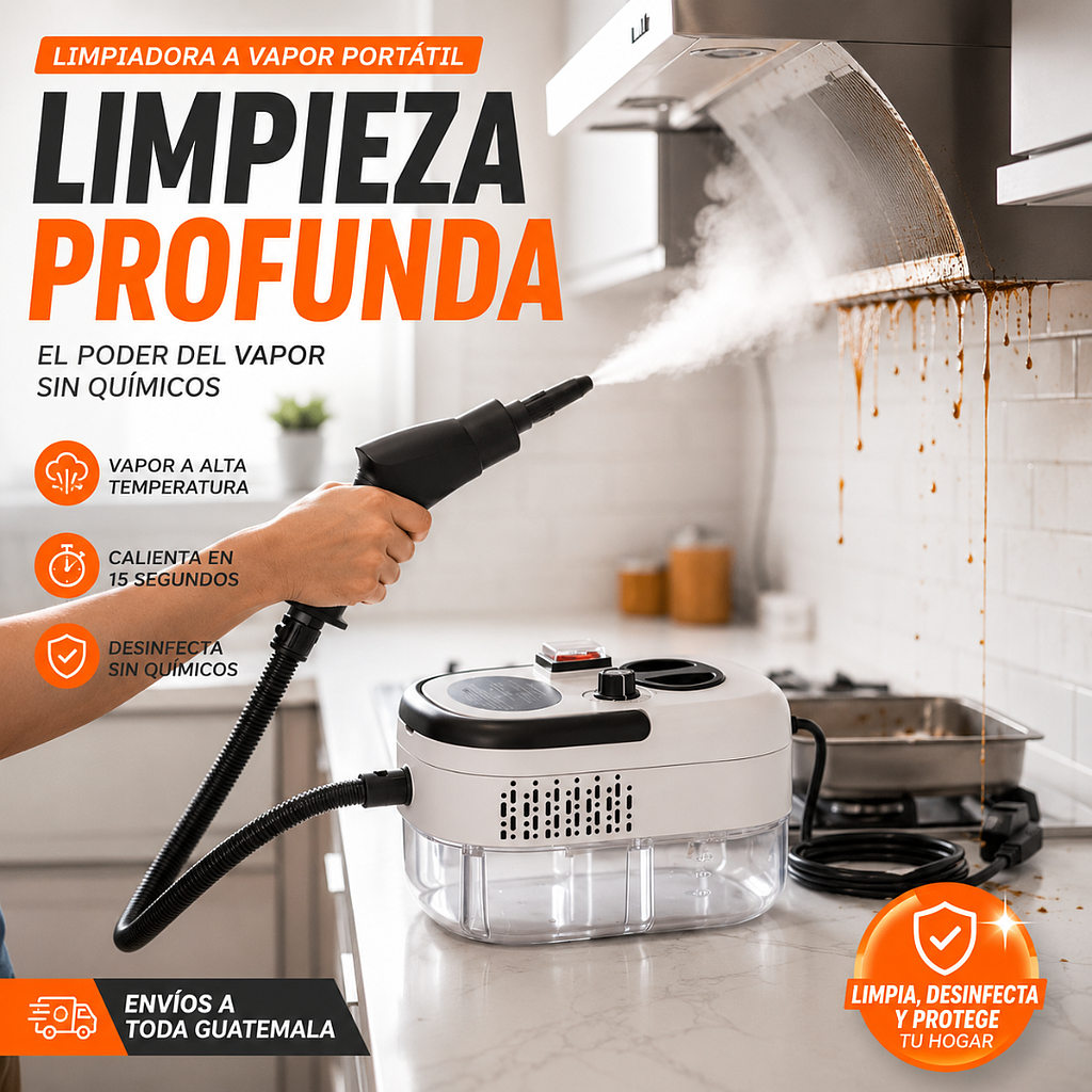 💨🧹Limpiador a vapor MasterSteam Portátil💨🧹