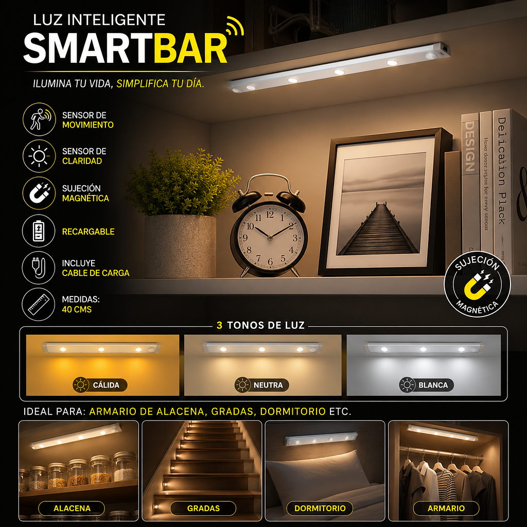 🌟Luz Inteligente SmartBar🌟