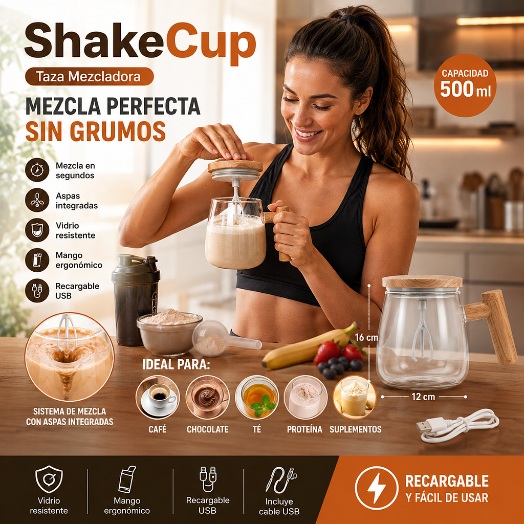 ☕️taza mezcladora ShakeCup ☕️