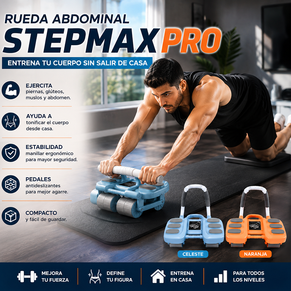 💪Rueda abdominal StepMax Pro💪