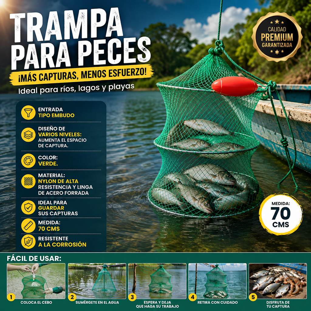 🌊Trampa para Peces🌊